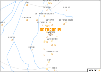 map of Goth Panīrī