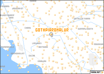 map of Goth Piāro Malūr
