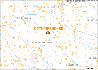 map of Goth Pīr Bakhsh