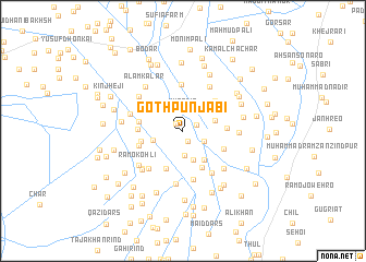 map of Goth Punjābi