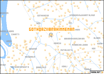 map of Goth Qāzi Ibrāhīm Meman