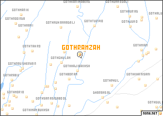 map of Goth Ramzāh