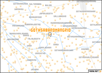 map of Goth Sabāro Mangrio