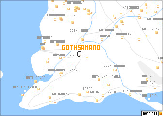 map of Goth Samano