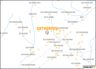 map of Goth Sanāsi