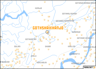 map of Goth Shaikhanjo