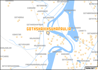 map of Goth Shaikh Sumar Aulia