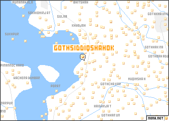 map of Goth Siddīq Shāhok