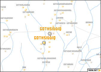 map of Goth Siddiq