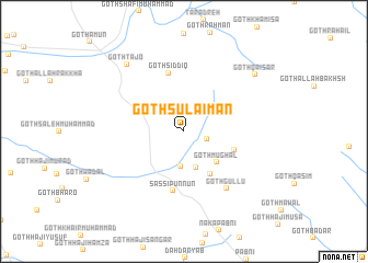map of Goth Sulaimān