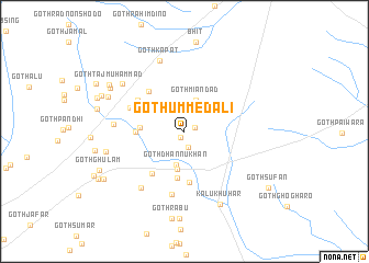 map of Goth Ummed Ali