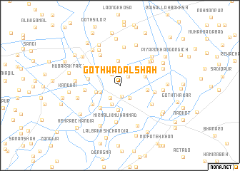 map of Goth Wadal Shāh