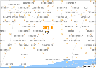 map of Gotié
