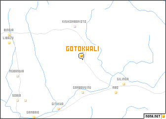 map of Gotokwali