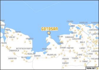 map of Gotosan