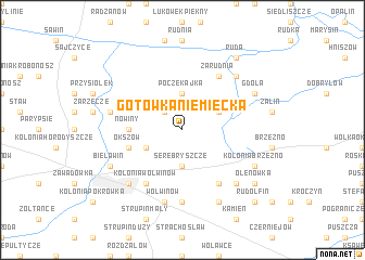 map of Gotówka Niemiecka