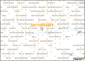 map of Gottersdorf