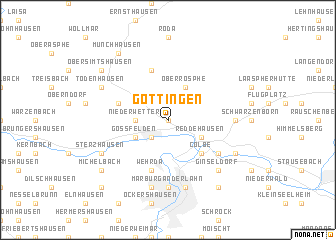 map of Göttingen