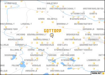 map of Göttorp