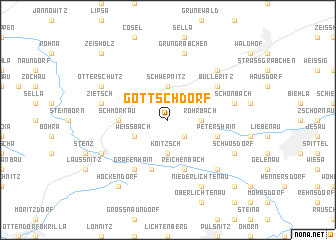 map of Gottschdorf