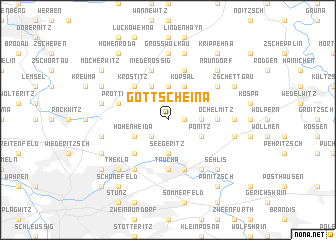 map of Gottscheina