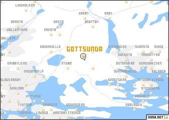 map of Gottsunda