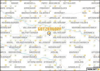 map of Gotzendorf
