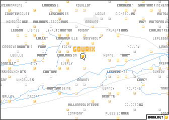 map of Gouaix