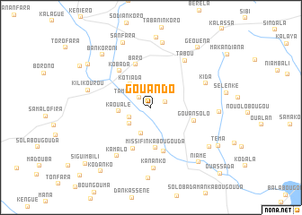 map of Gouando