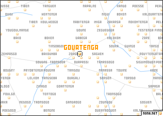 map of Gouatenga