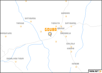 map of Gouba