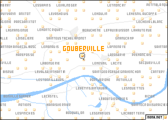 map of Gouberville