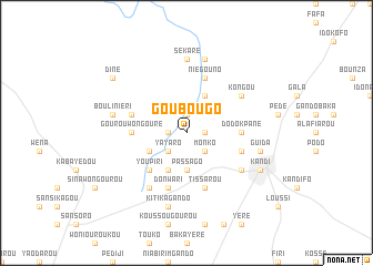 map of Goubougo