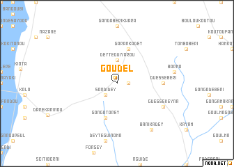 map of Goudel