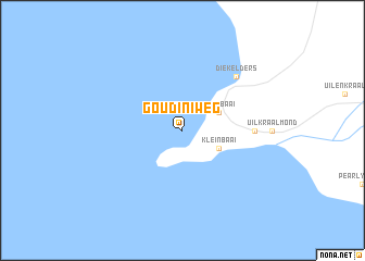 map of Goudiniweg