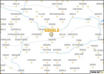 map of Goudlé