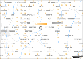 map of Goudon