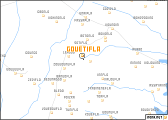 map of Gouétifla