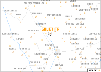 map of Gouétita