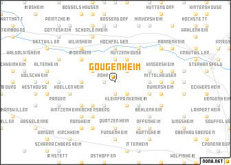 map of Gougenheim