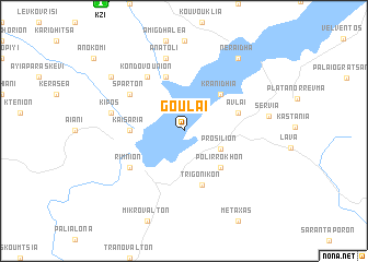 map of Goúlai
