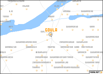 map of Goula