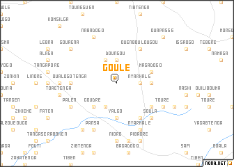 map of Goulé