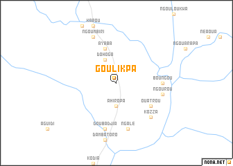 map of Goulikpa