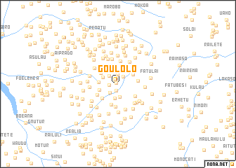 map of Goulolo