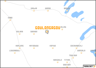 map of Goulong Agou