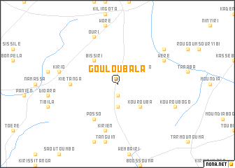 map of Gouloubala