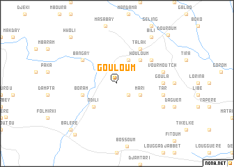 map of Gouloum