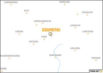 map of Goumendi