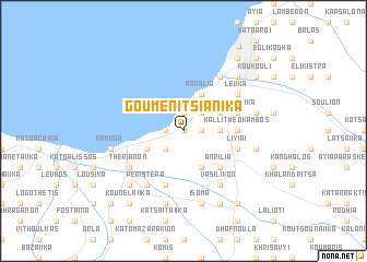 map of Goumenitsiánika